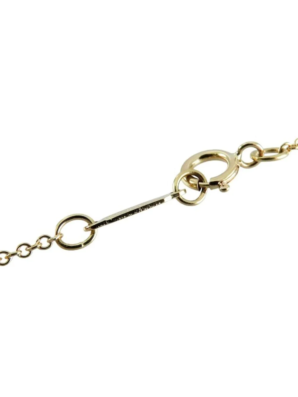 Tiffany & Co Heart Arrow Necklace Yellow Gold 18k Akoya Pearl Pendant